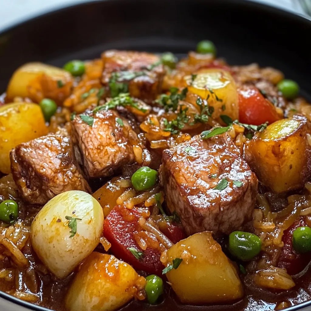 Serbisches Reisfleisch mit Hähnchen