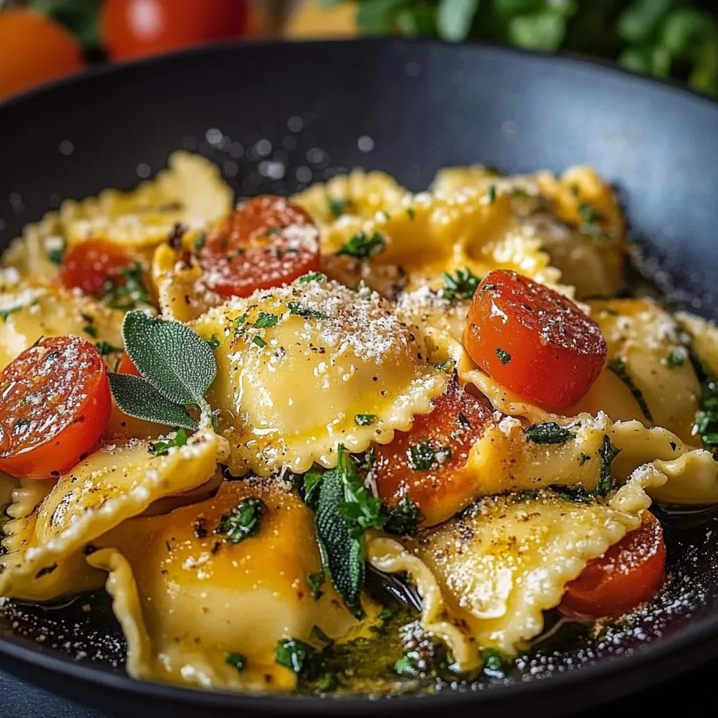 Bunte Ravioli-Gemüse-Pfanne