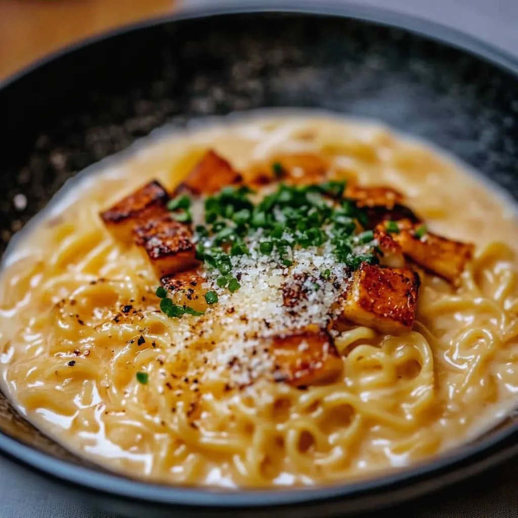 Cremige Ramen Carbonara