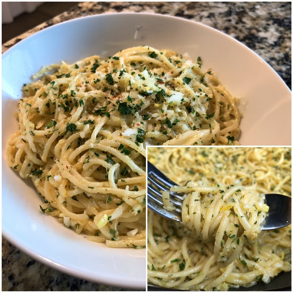 Schnell & Einfach 15-Minuten Knoblauchpasta