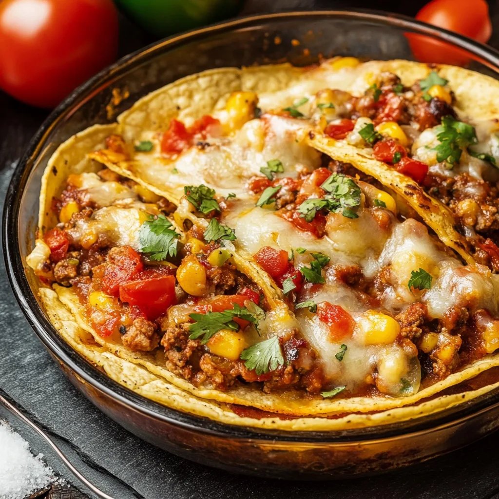 Mexikanischer Kartoffel-Hack-Auflauf