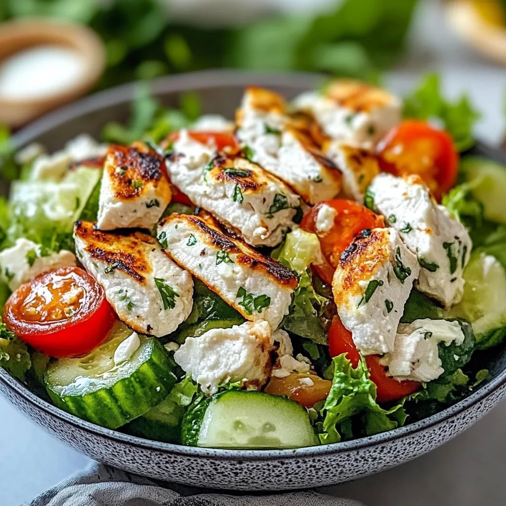 Mediterranes Hähnchen-Gyros