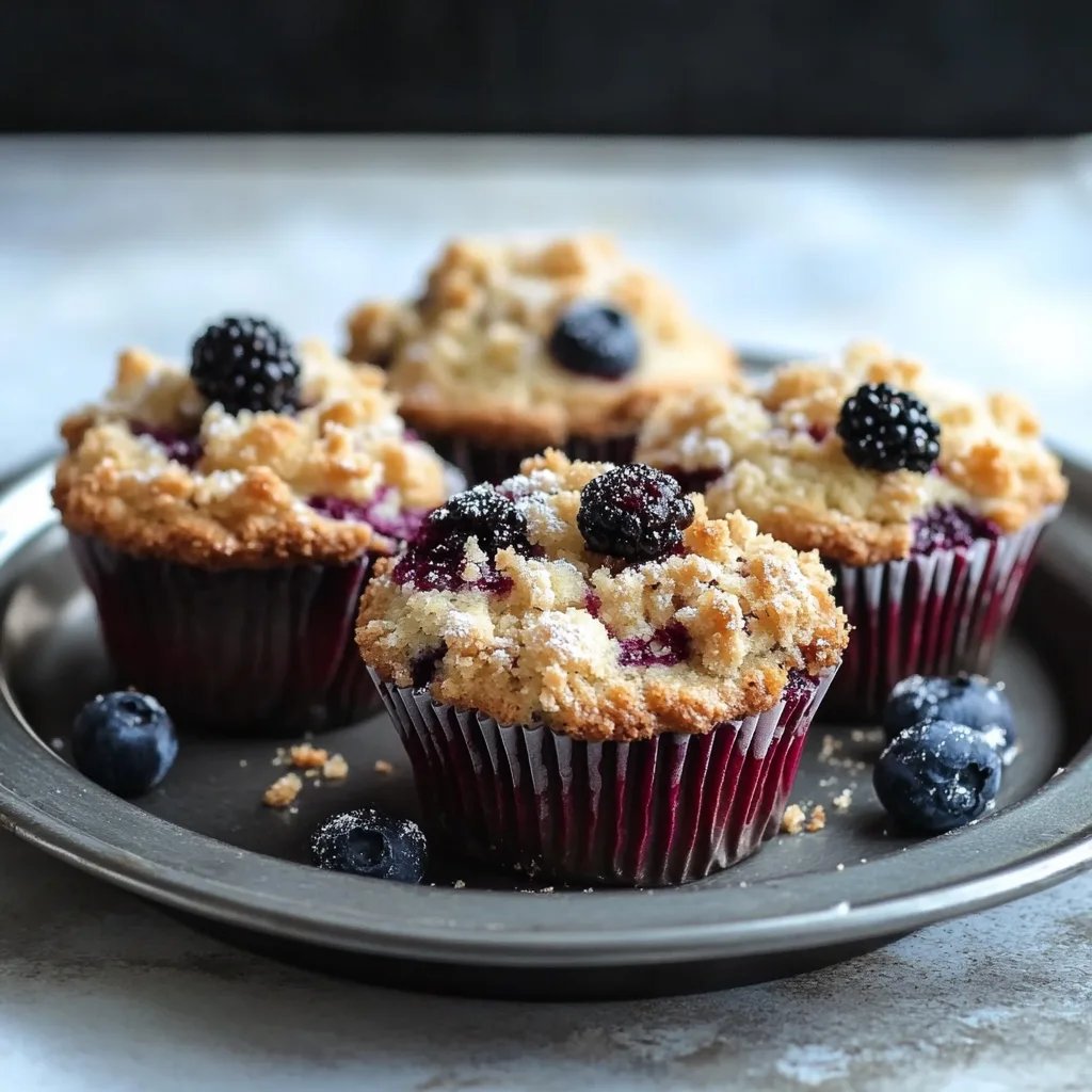 Blaubeer Zimt Streusel Muffins