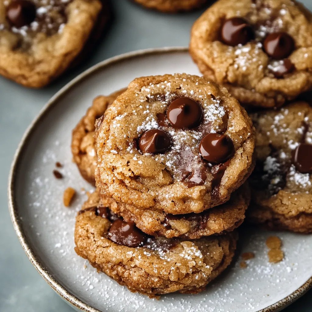 Weiche Schokoladenkekse mit gesalzenem Karamell