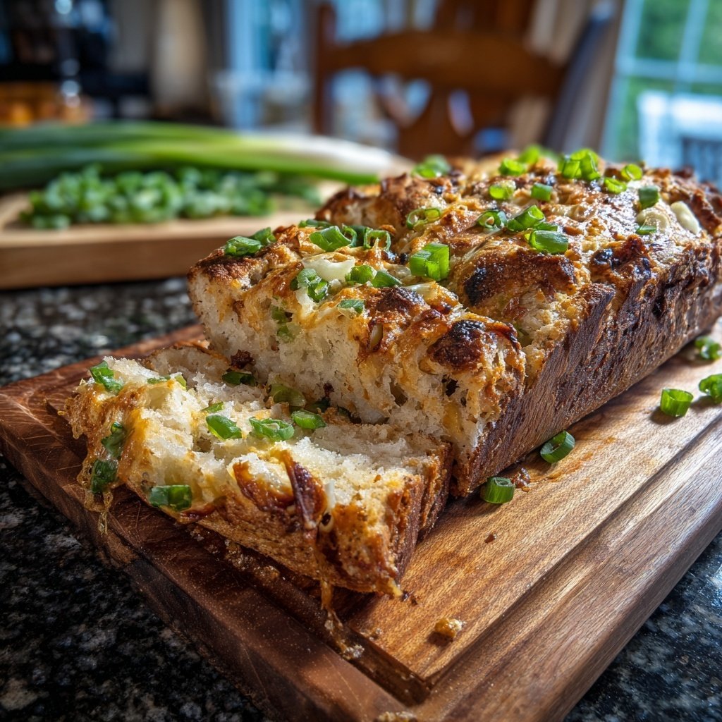 Zupfbrot Mit Lauchzwiebeln