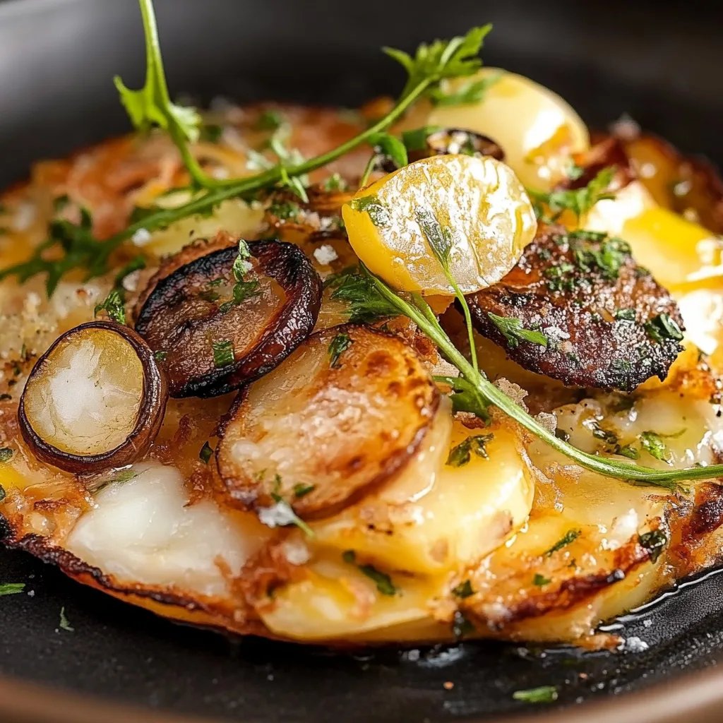 Klassisches Bauernfrühstück mit Schinken