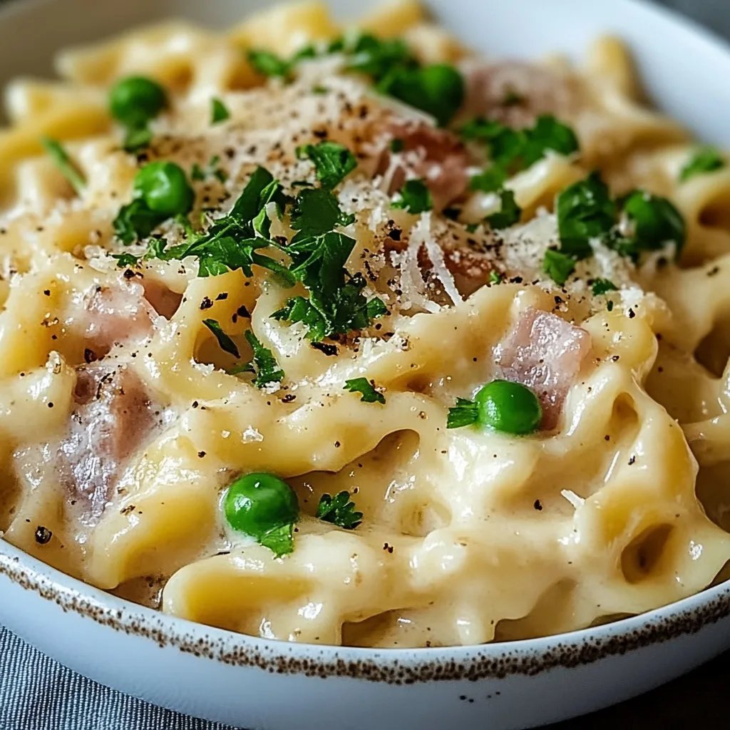 Käse-Schinken-Sahne Spätzle