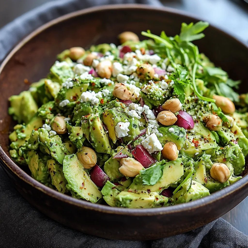 Kichererbsen-Feta-Avocado-Salat