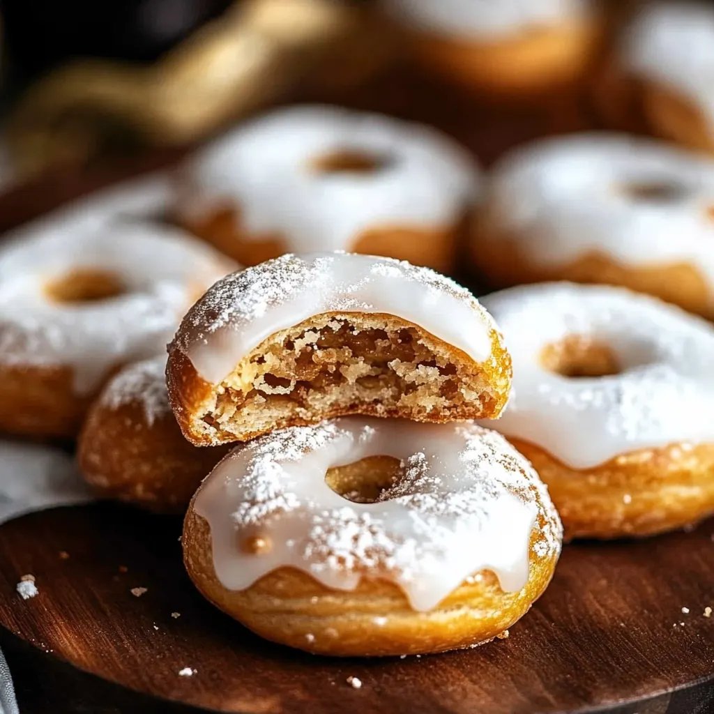 Festliche Zimt-Gewürzplätzchen mit weißer Glasur