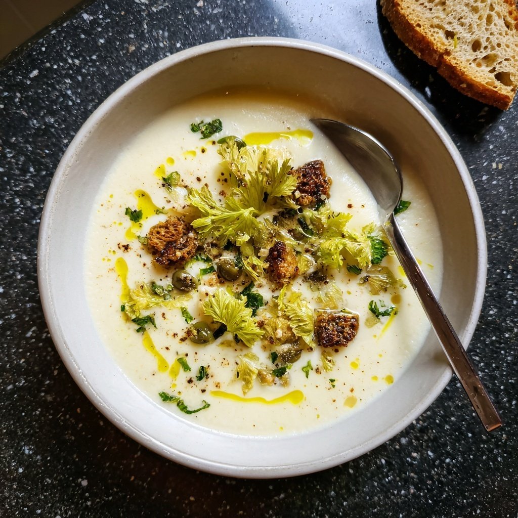 Blumenkohl Suppe Mit Sellerie