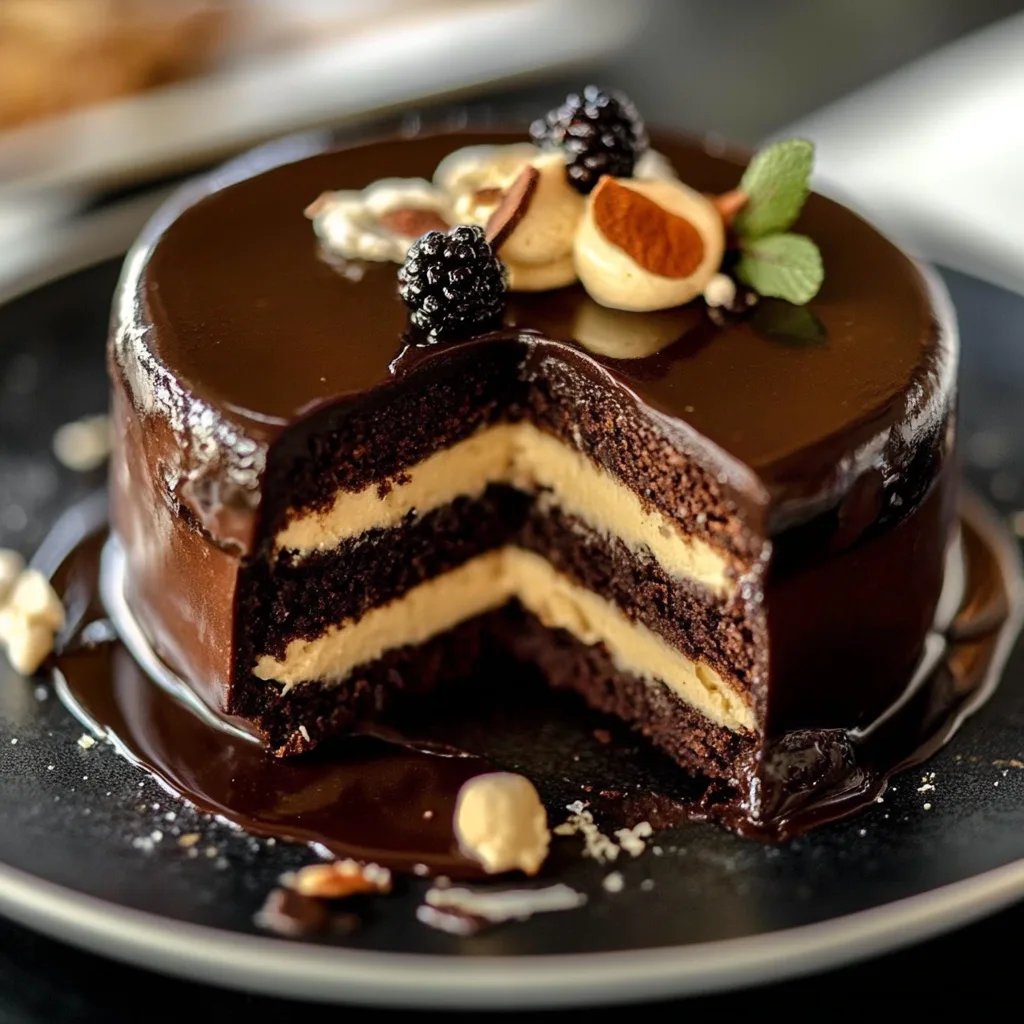 Schoko-Karamell-Torte