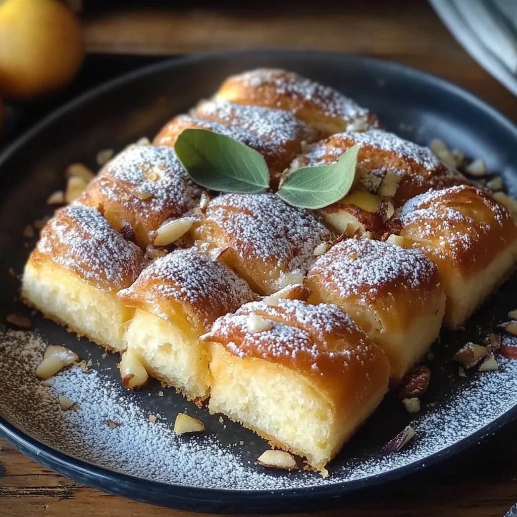 Fluffige Buchteln mit Apfelfüllung