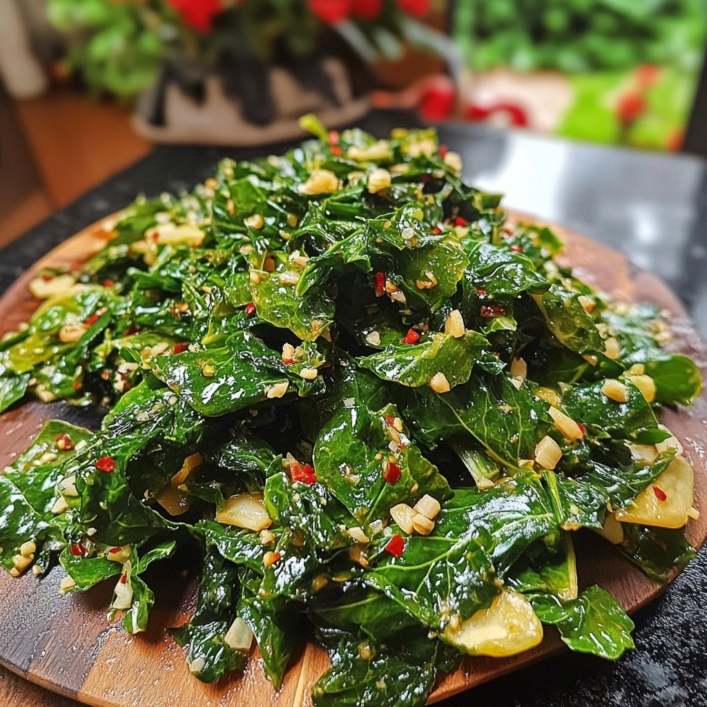 Gebratener Grünkohl