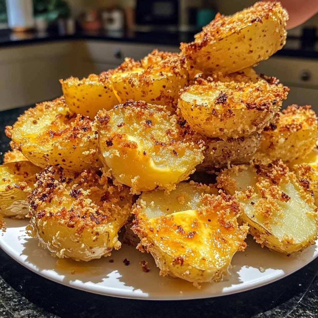 Knoblauch-Butter-Röstkartoffeln