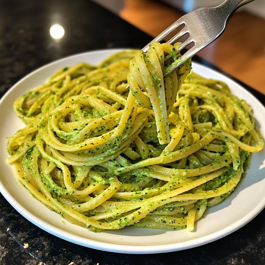 Green Goddess Pasta – mit Spinat und Grünkohl