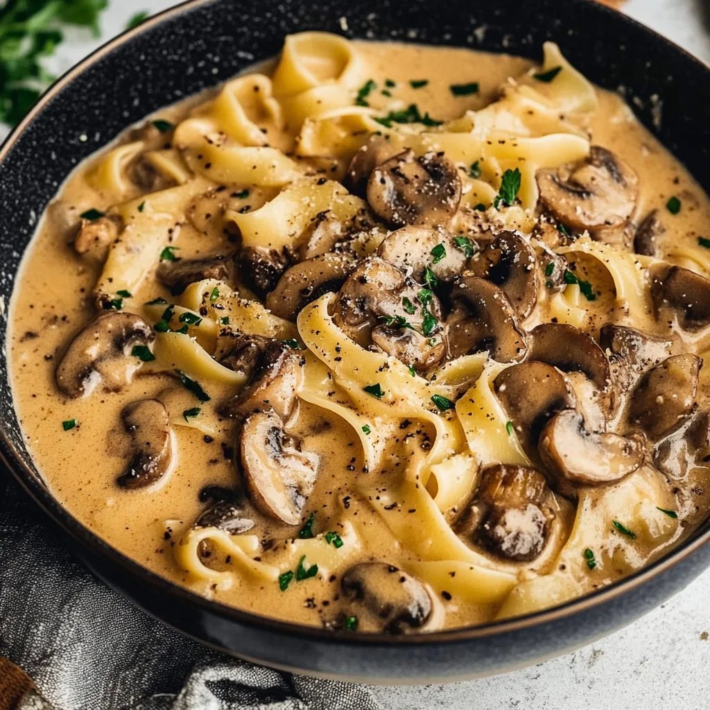 Mushroom Stroganoff