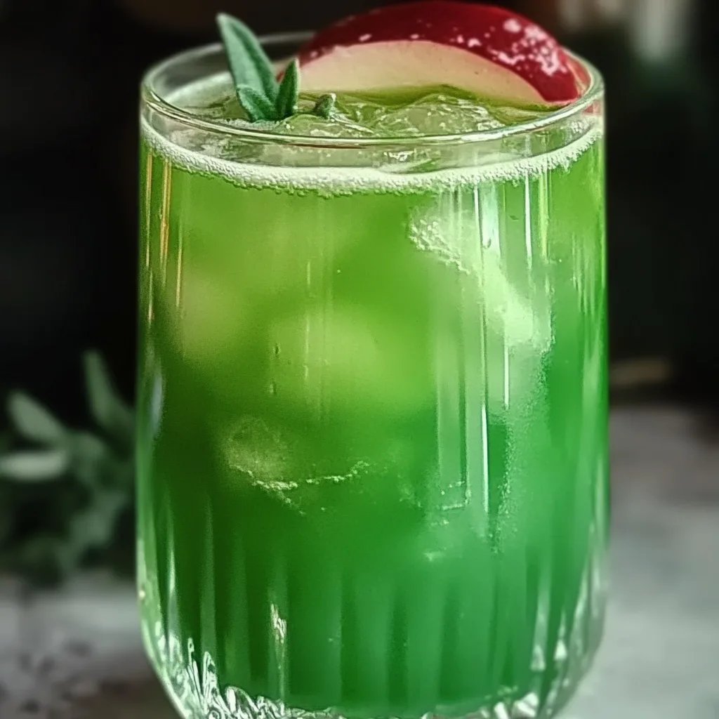 Grüner Grinch-Mocktail