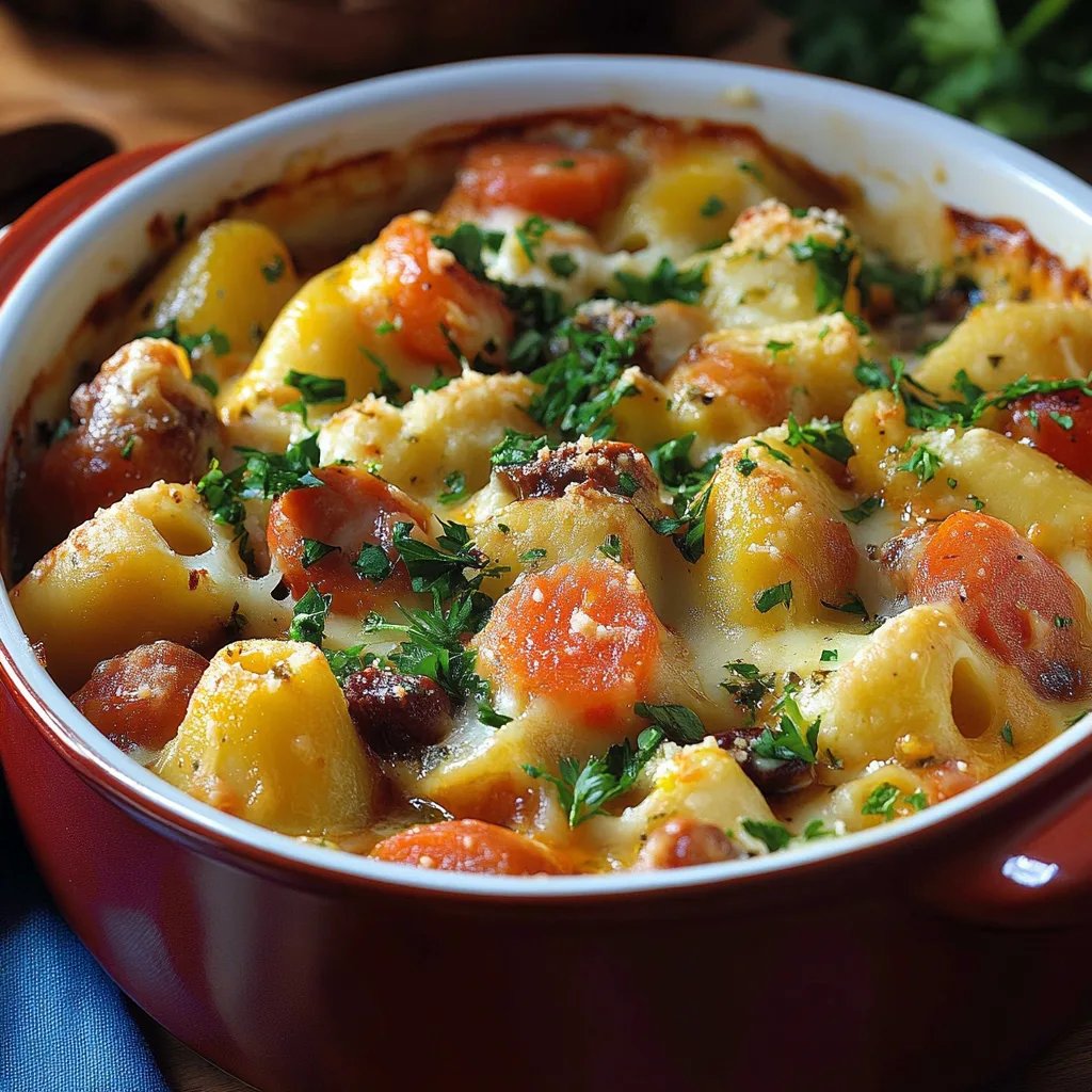 Rosenkohl-Topf mit Mettenden